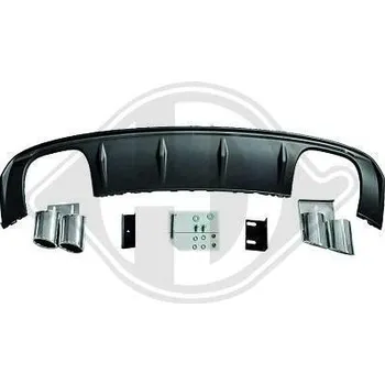 Nárazník PROTEC Zadní difuzor AUDI A3 2012-16 LOOK S3