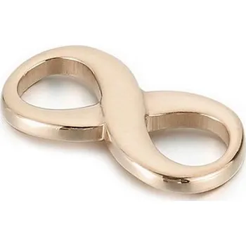 Materiál na výrobu šperku Šperky4U Zlacený ocelový přívěšek nekonečno - OK1440-RD