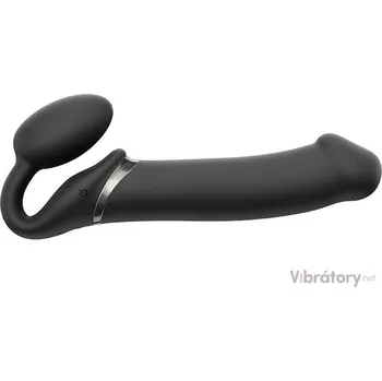 Připínací penis Tvarovatelný samodržící vibrační strapon Strap-On-Me (velikost XL)