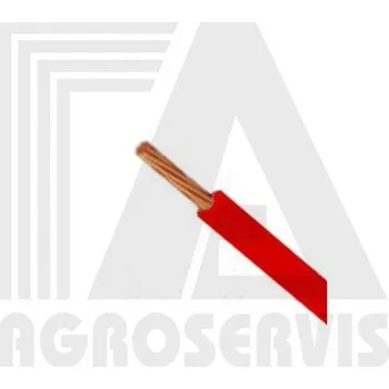 elektrický kabel kabel CYA 1x2,5mm - červený