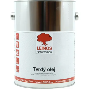 Olej na dřevo LEINOS naturfarben LEINOS 240.101 Tvrdý olej na dřevo sytě bílý 2,5 L