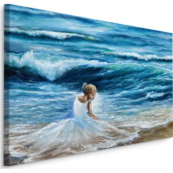 Obraz MyBestHome BOX Plátno Tanečnice U Moře Varianta: 30x20