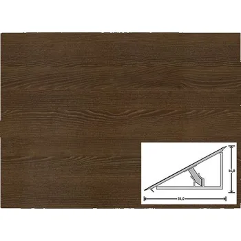 Kuchyňská pracovní deska Pfleiderer Těsnící lišta WAP 112 Termo Jasan 2100 mm