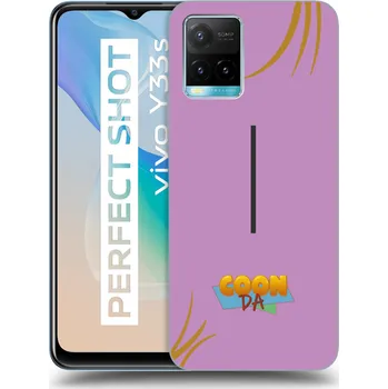 Pouzdro na mobilní telefon Picasee silikonový průhledný obal pro Vivo Y33s - COONDA růžovka