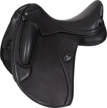 Jezdecké sedlo ACAVALLO Sedlo drezurní Perugino Acavallo, černé Velikost posedlí: 18", Šířka komory: nastavitelná