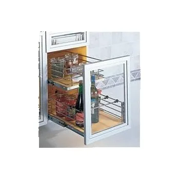 Interex Výsuvný třístranný drátený rošt / Lesklý chróm 450 mm