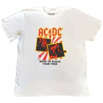 Merch AC/DC: Tričko Back In Black Tour 1980 XXXXL 2022