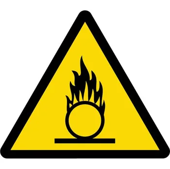 Značka Nebezpečné oxidující látky, samolepicí fólie, 20 × 20 cm