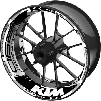 Polep vozidla jednodílné polepy na kola KTM 1290 ADVENTURE