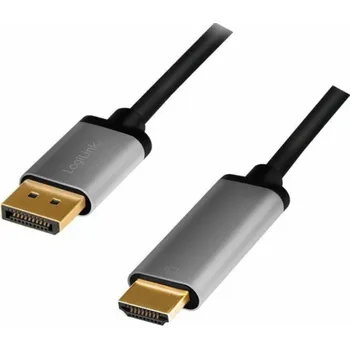 Video kabel Kabel LogiLink Kabel LogiLink DisplayPort 4K / 60 Hz, DP na HDMI hliník 2m