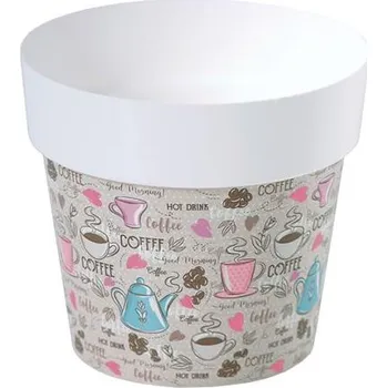 Květináč květináč s potiskem DML140 motiv M1