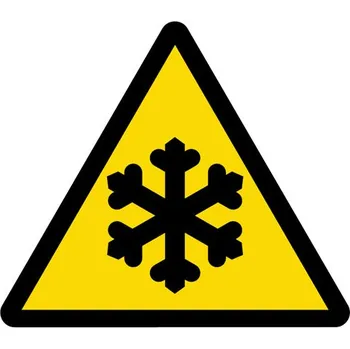 Značka Nízká teplota, samolepicí fólie, 20 × 20 cm