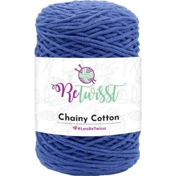 Příze Příze ReTwisst Chainy Cotton, modrá, 19