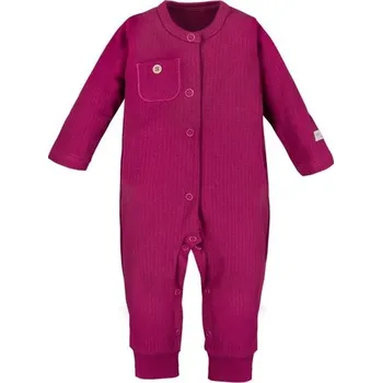 Kojenecký overall Eevi Overal bez ťapek Simply Comfy BORDÓ - 80
