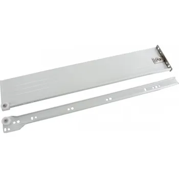 Nábytkové kování Interex Kovová krabice 86 mm / bílá 300 mm