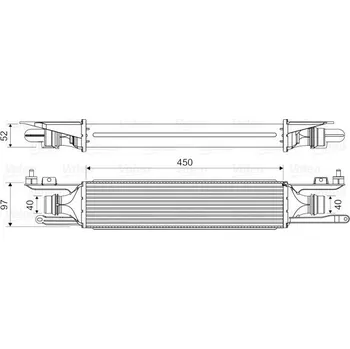 Chladič motoru Chladič turba VALEO 818578