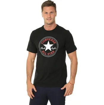 Pánské tričko tričko Converse Go-To Chuck Taylor Classic Patch/10024064 - A02/Black XS