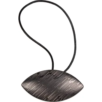 Dekorační ozdobná spona na záclony a závěsy s magnetem MIKE antracitová 8,5x4x5 cm Mybesthome