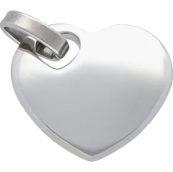 Přívěsek Doria Přívěsek srdce z oceli stříbrné F419