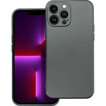 Náhradní kryt pro mobilní telefon Kryt Metallic Case iPhone 13 Pro Max šedý barva