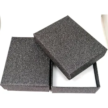 Dárková krabička Dárková krabička tmavě stříbrná, 9x7x3 cm