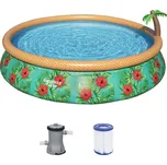 BESTWAY Fast Set Paradise Palms Bazén 457 x 84 cm, kartušová filtrace 57416 free_store_pickup