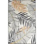 Koberec Herbal 160x230 cm bílo-černý/zlatý