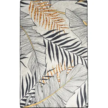 Koberec Koberec Herbal 160x230 cm bílo-černý/zlatý