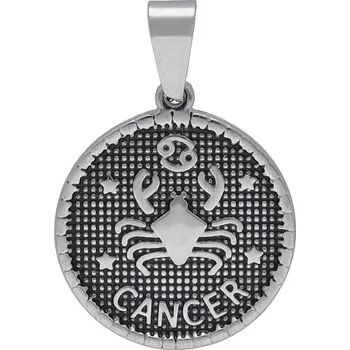 Přívěsek Doria Přívěsek RAK medailon stříbrný z oceli