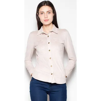 Dámská košile Dámská košile VT026 Beige Velikost: L
