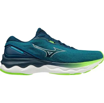 Pánská běžecká obuv Boty Mizuno Wave Skyrise 3 Algiers blue/white/green gecko Podkarta: 44