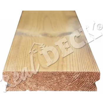 Terasové prkno Thermowood borovice 26 x 118 Clip Hladký 2,1 m