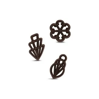 Čokoládová dekorace - FILIGRÁNY 15 ks
