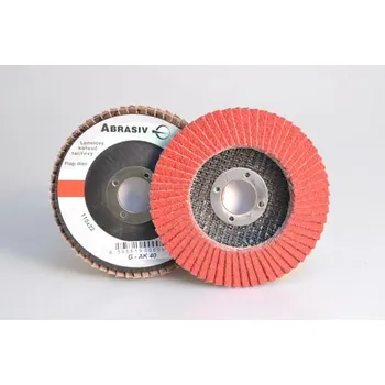Brusný kotouč ABRASIV Lamelový kotouč talířový 115x22 G-AK80 tvarový