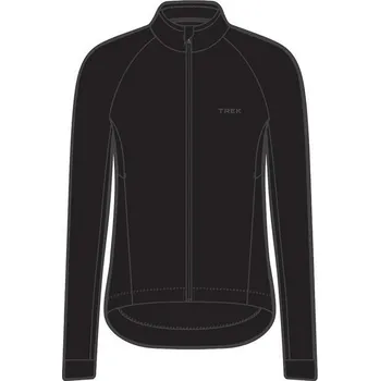 cyklistický dres TREK Dres zateplený, dlouhý rukáv Circuit Thermal Long Sleeve Cycling Jersey - černý L