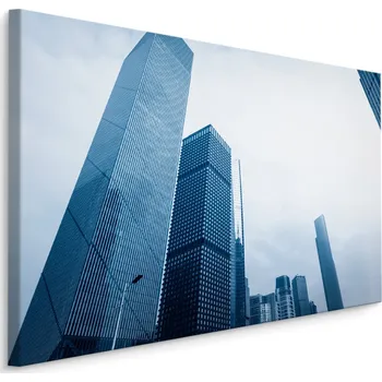 MyBestHome BOX Plátno Moderní Mrakodrapy, Hong Kong Varianta: 30x20