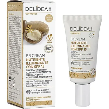 Pleťový krém Delidea Argan a datle výživný BB krém s fitrem SPF 15 MEDIUM BEIGE 30 ml