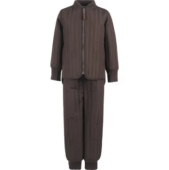 dívčí zimní kombinéza EN-FANT Termo souprava Solid Coffee Bean 86 (doporučená výška 84-91cm)