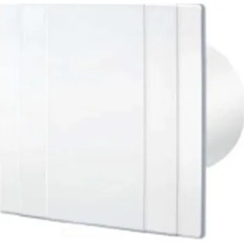 Domácí ventilátor Lindab ASF 125 TH axiální ventilátor do koupelny s hygrostatem