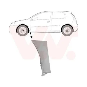 Blatník karosérie Blatník VAN WEZEL 5894155