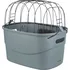 přepravka pro zvíře Trixie Přepravka na kolo s drátěným víkem 42 x 39 x 30 cm šedá