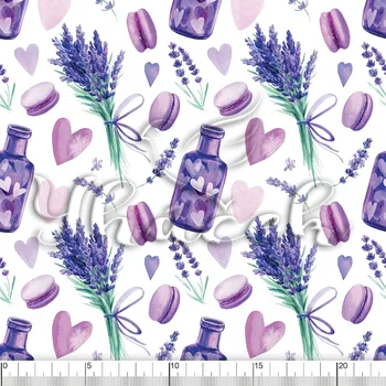 Fleece antipiling, Makronky a levandule