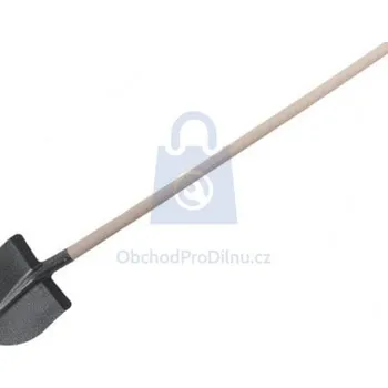 Lopata Lopata srdcovka s dřevěnou násadou 260 x 280 mm, násada 1300 mm, černá, balení 1 ks