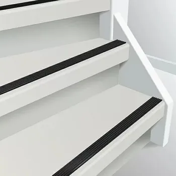 Tenký protiskluzový profil I na schody antracit 2,8 x 500 cm