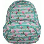 St.RIGHT Školní batoh čtyřkomorový Flower Magnolia