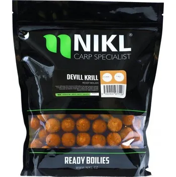 Boilies Nikl Boilie Devill Krill 3kg + BOOSTAR ZDARMA Průměr 24mm
