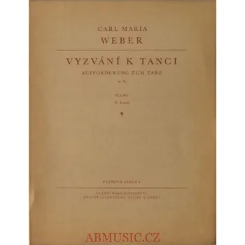 Weber Carl Maria - Vyzvání k tanci op.65 noty