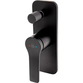 Vodovodní baterie F-Design Seppia, podomítková baterie 2-výstupová, černá matná, FD1-SPA-7P-22