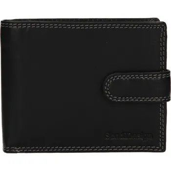 Peněženka Pánská kožená peněženka SendiDesign Zrobek - černá