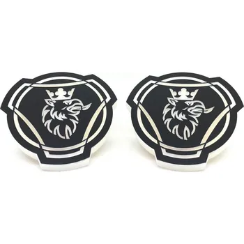 Znak automobilu LED podsvícený znak GRIFFIN 24V, Studená bílá 2ks